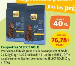 Maxi Zoo Croquettes select gold offre