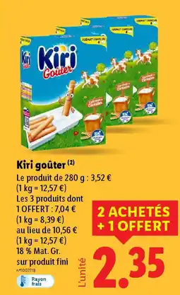 Lidl KIRI Goûter offre