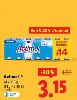 Lidl ACTIMEL offre