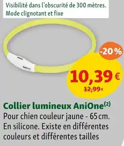 Maxi Zoo Collier lumineux anione offre