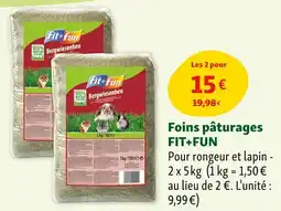 Maxi Zoo Foins pâturages fit+fun offre