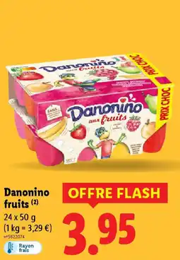 Lidl DANONINO fruits offre