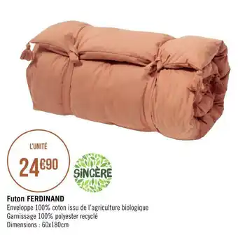 Géant Casino Sincère futon ferdinand offre