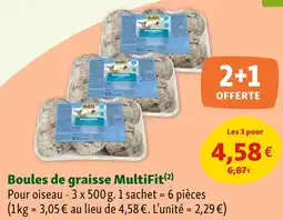 Maxi Zoo Boules de graisse multifit offre