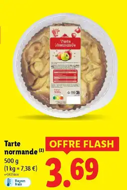 Lidl Tarte normande offre