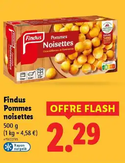Lidl FINDUS Pommes noisettes offre