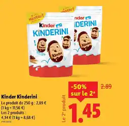 Lidl KINDER Kinderini offre