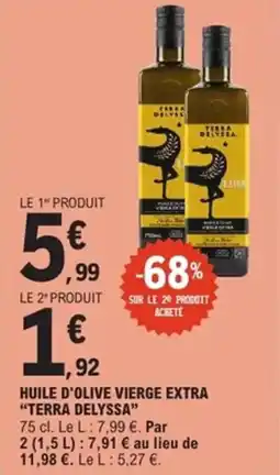 E.Leclerc Express Huile d'olive vierge extra terra delyssa offre