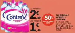 E.Leclerc Express Eau minérale naturelle contrex offre