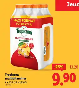 Lidl TROPICANA multivitamines offre