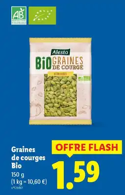 Lidl ALESTO Graines de courges Bio offre