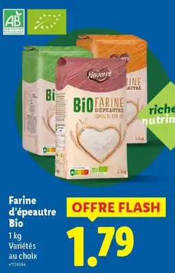 Lidl NAVARRE Farine d'épeautre Bio offre