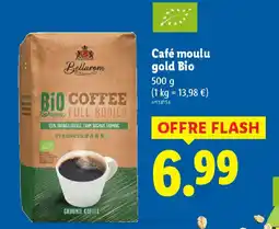Lidl BELLAROM Café moulu gold Bio offre