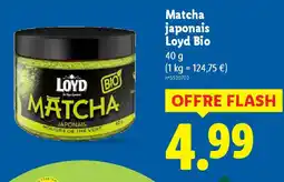 Lidl LOYD BIO Matcha japonais offre