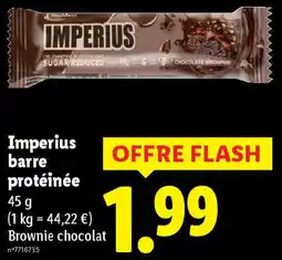 Lidl Imperius barre protéinée offre