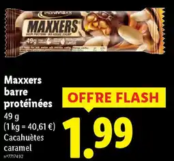 Lidl Maxxers barre protéinées offre