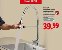 Lidl Mitigeur de cuisine monocommande offre