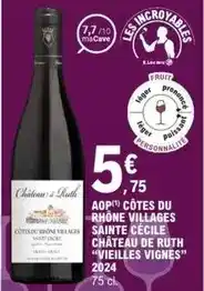 E.Leclerc Château - aop côtes du rhône villages sainte cécile offre