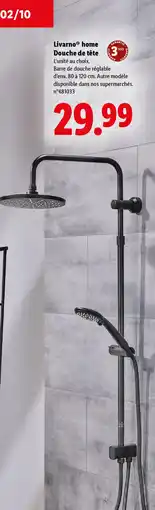 Lidl Livarno home douche de tête offre
