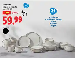 Lidl SILVERCREST Service de vaisselle offre