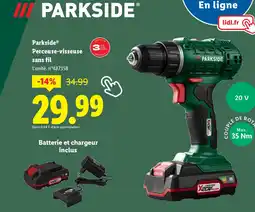 Lidl PARKSIDE Perceuse-visseuse sans fil offre