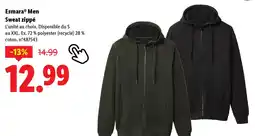 Lidl ESMARA Men Sweat zippé offre