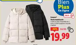 Lidl ESMARA Veste matelassée offre