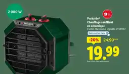 Lidl PARKSIDE Chauffage soufflant en céramique offre