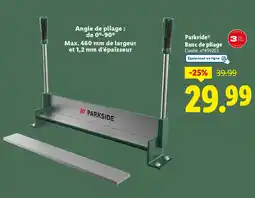 Lidl PARKSIDE Banc de pliage offre