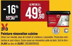 Tridôme 3V3 Peinture rénovation cuisine offre