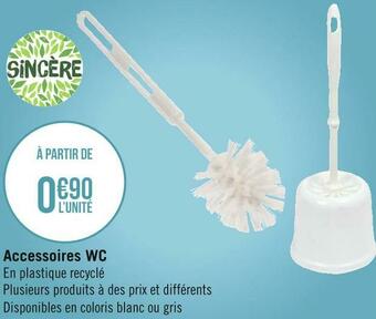 Géant Casino Sincère accessoires wc offre