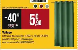 Tridôme Voilage offre