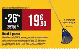 Tridôme Balai à gazon offre