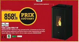 Tridôme PEGASO Poêle à pellet VERA 7 UP offre