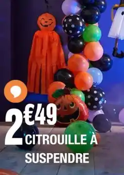 La Foir'Fouille Citrouille à suspendre offre