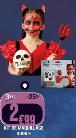 La Foir'Fouille Kit de maquillage diable offre