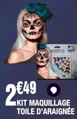La Foir'Fouille Kit maquillage toile d'araignée offre