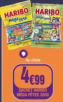 La Foir'Fouille HARIBO Sachet méga fêtes offre