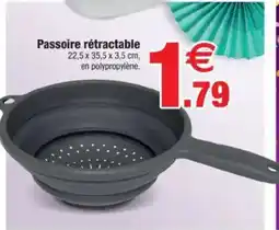 Bazarland Passoire rétractable offre