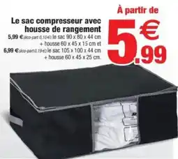 Bazarland Le sac compresseur avec housse de rangement offre