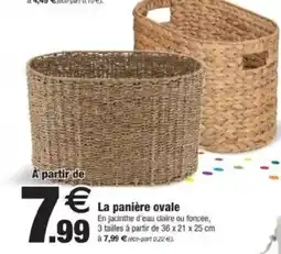 Bazarland La panière ovale offre