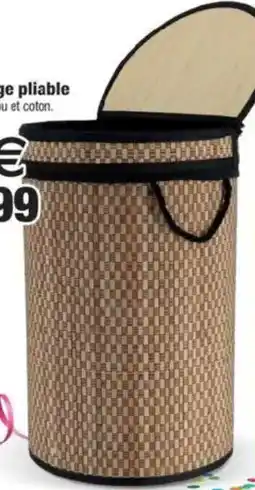 Bazarland La panière à linge pliable offre