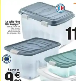 Bazarland La boîte "Box Mid Voyager" offre