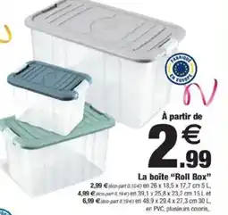 Bazarland La boîte "Roll Box" offre