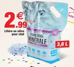 Bazarland Litière en silice pour chat offre