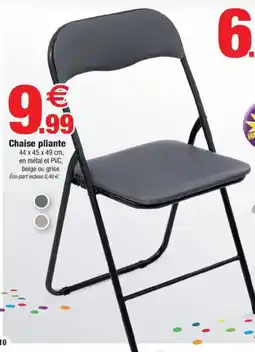 Bazarland Chaise pliante offre