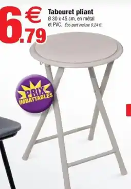 Bazarland Tabouret pliant offre