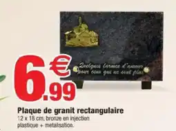 Bazarland Plaque de granit rectangulaire offre