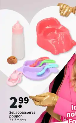 Wibra Set accessoires poupon offre