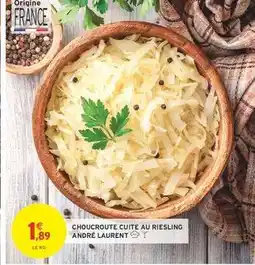 Intermarché CHOUCROUTE CUITE AU RIESLING ANDRÉ LAURENT offre